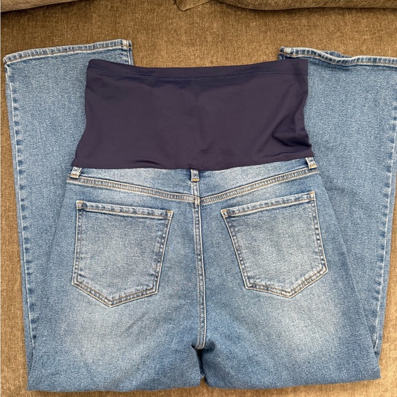 Pinkblush Maternity Straight Blue Jeans - Picture 6 of 6